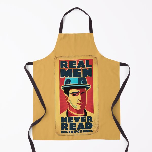 Item preview, Real men never read instructions designed and sold by SolidEarthArt.