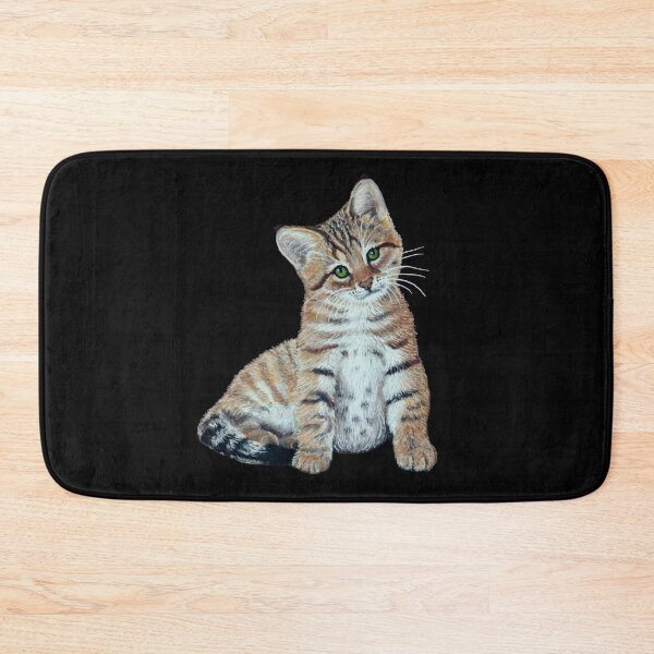 Item preview, Sitting tabby kitten - acrylic painting version designed and sold by SylvieG18.