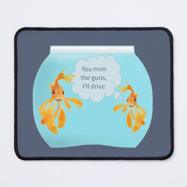 Item preview, There Were Two Goldfish In A Tank Visual Pun Joke designed and sold by taiche.