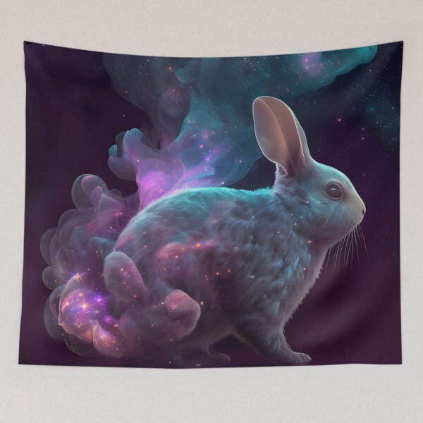 Item preview, The Starry Galaxy Rabbit designed and sold by D3monic.
