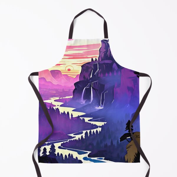 Item preview, Experience the Beauty of Nature with a Minimalist Mountain River View Print designed and sold by supeart.