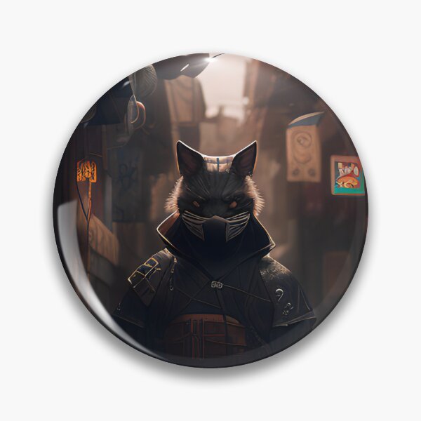 Item preview, The Urban Ninja Cat designed and sold by D3monic.