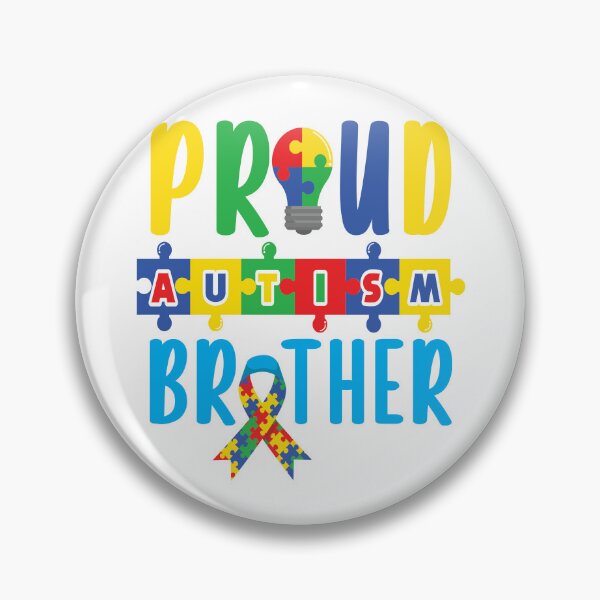 Item preview, Proud Autism Brother AutismSpectrumDisorder Autistic designed and sold by MoohAs.