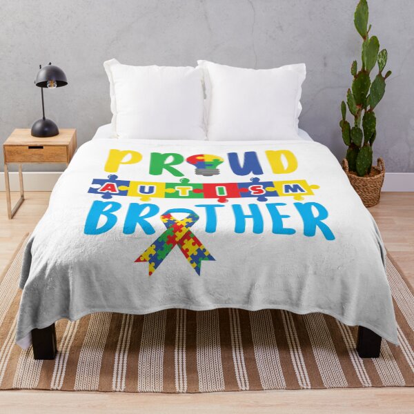 Item preview, Proud Autism Brother AutismSpectrumDisorder Autistic designed and sold by MoohAs.