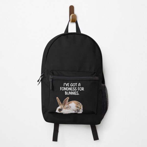Item preview, Hop into Cuteness: I've Got a Fondness for Bunnies White Letter Design designed and sold by Mechanical-Artt.