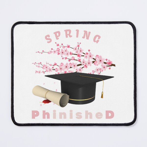 Item preview, PhD Finished - celebration of graduation from university with girly cherry blossoms designed and sold by Lady-Frost.