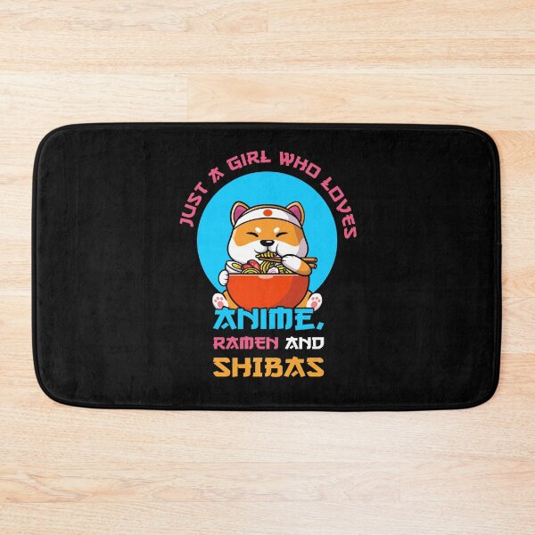 Item preview, Just a girl who loves anime, ramen and shibas designed and sold by Shirt-Expert.
