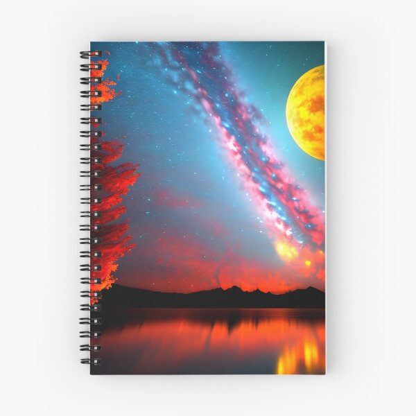 Item preview, Galactic Moonlit Lake View designed and sold by supeart.
