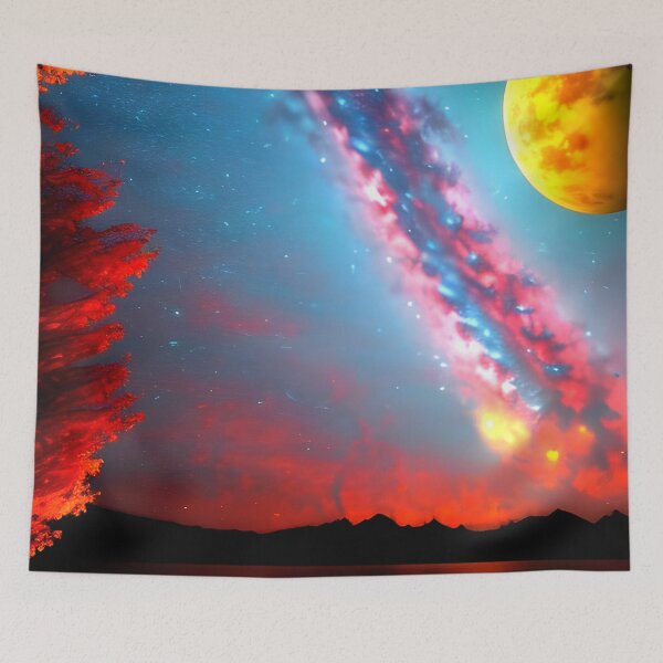 Item preview, Galactic Moonlit Lake View designed and sold by supeart.