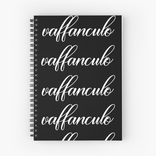 Item preview, Vaffanculo Italian old-saying word (white repeated text) designed and sold by EmeraldeaArt.