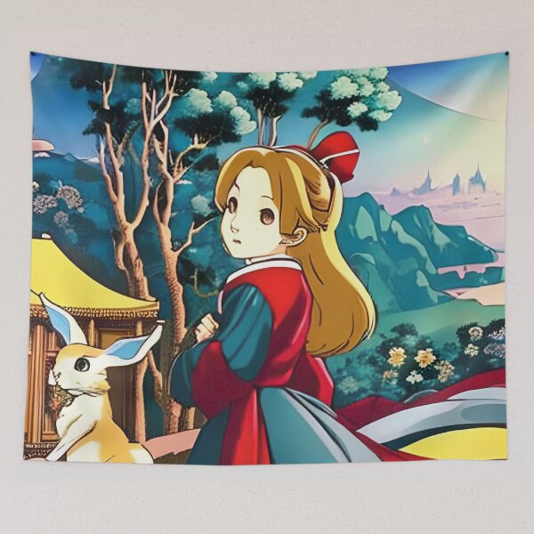 Item preview, Alice in Borderland Digital Art Portrait designed and sold by roleshop.