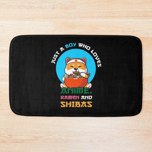 Item preview, Just a boy who loves anime, ramen and shibas designed and sold by Shirt-Expert.