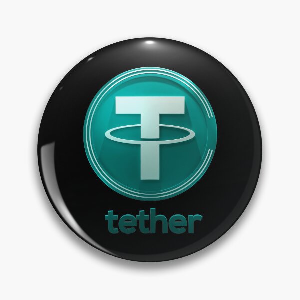 Item preview, Tether logo and coin with font. USDT designed and sold by ColorCube1.
