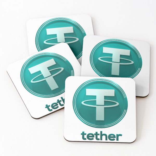 Item preview, Tether logo and coin with font. USDT designed and sold by ColorCube1.