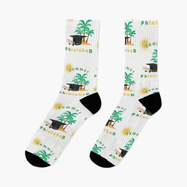 Item preview, PhD Finished doctorate in summer - celebration of graduation from university with palm trees and sun designed and sold by Lady-Frost.