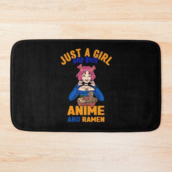 Item preview, Just a girl who loves anime, ramen and shibas designed and sold by Shirt-Expert.