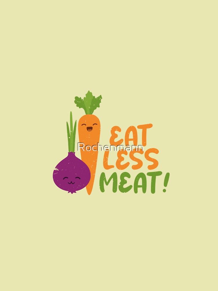 Thumbnail 4 of 4, iPhone Case, Eat less meat designed and sold by Rochenmann.