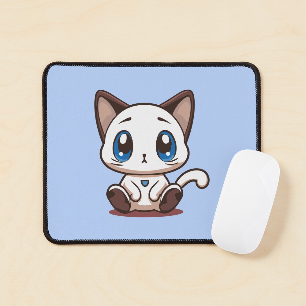 Cats icon cat cute little pet' Mouse Pad