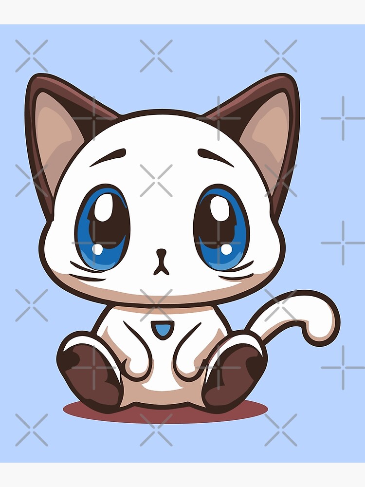 cute kawaii playful calico kitty cat cartoon drawing doodle outline  17053994 PNG