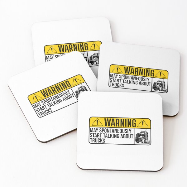 Item preview, Warning May start talking about trucks funny truck driver  designed and sold by Majesticoo.
