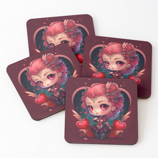 Item preview, Cute Chibi Valentine Girl designed and sold by Juliascutecornr.