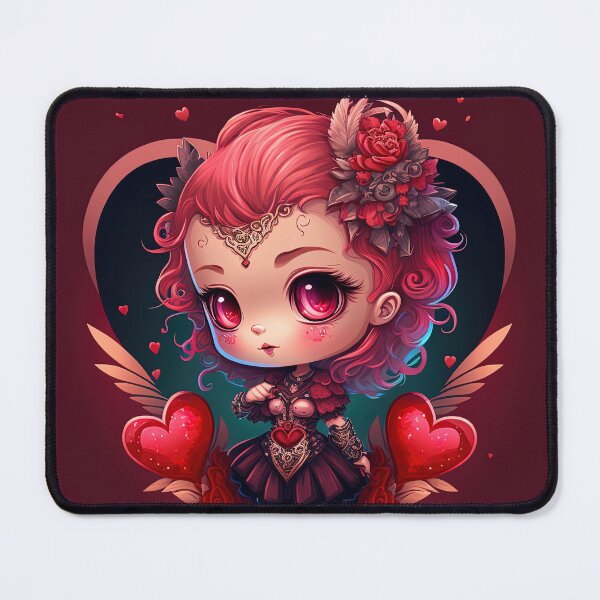 Item preview, Cute Chibi Valentine Girl designed and sold by Juliascutecornr.