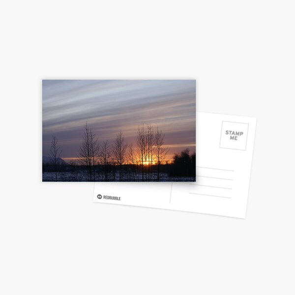 Awesome Sunset Postcard
