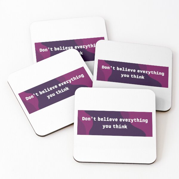 Item preview, Don’t believe everything you think- Sticker designed and sold by thewiki lock.