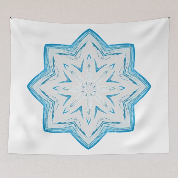 Item preview, Snowflake Octagram (Light Blue) designed and sold by Healio2.
