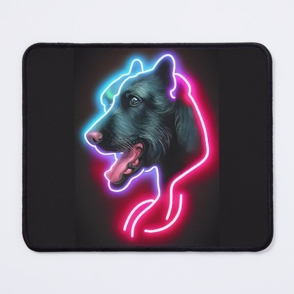 Item preview, Dog lover | Cute neon dog head designed and sold by MrDoze.