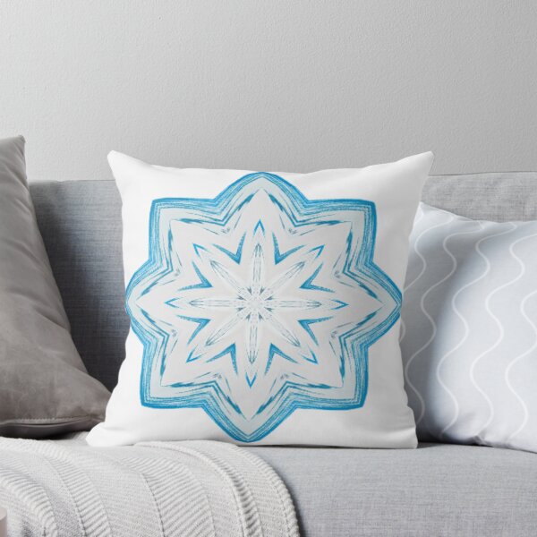 Item preview, Snowflake Octagram (Light Blue) designed and sold by Healio2.