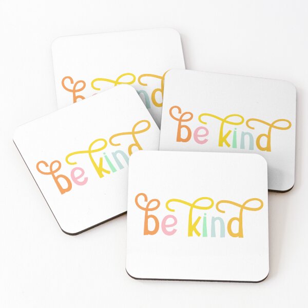 Item preview, Be Kind Colorful Motivational Quote Typography designed and sold by Cawaiico.