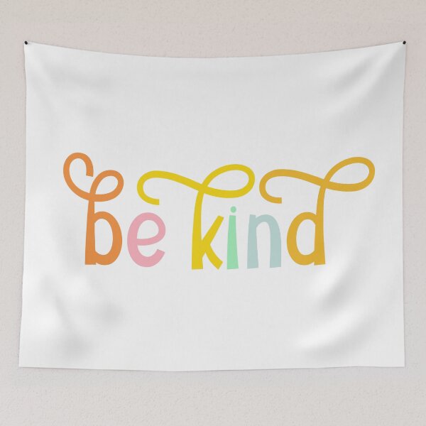 Item preview, Be Kind Colorful Motivational Quote Typography designed and sold by Cawaiico.