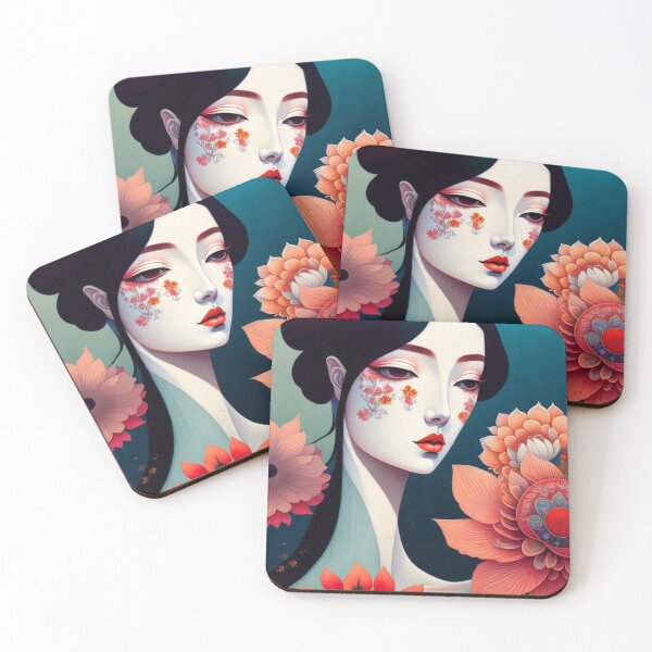 Item preview, Woman with flowers designed and sold by TNKDesignsPR.