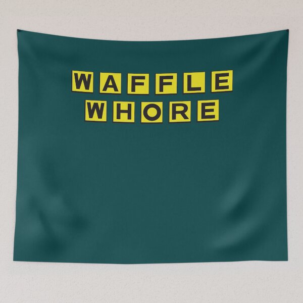 Item preview, WAFFLE WHORE Parody logo for any waffle lover in your house  designed and sold by JohnBdaysStore.