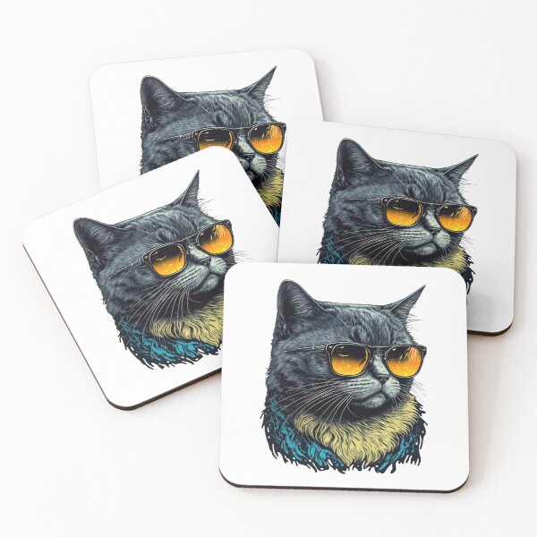 Item preview, Cat Wearing Sunglasses designed and sold by Snazzmatazz.