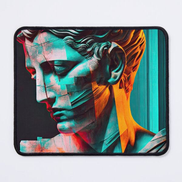 Item preview, Glitched marble statue bust #3 designed and sold by Surreal-Inc.