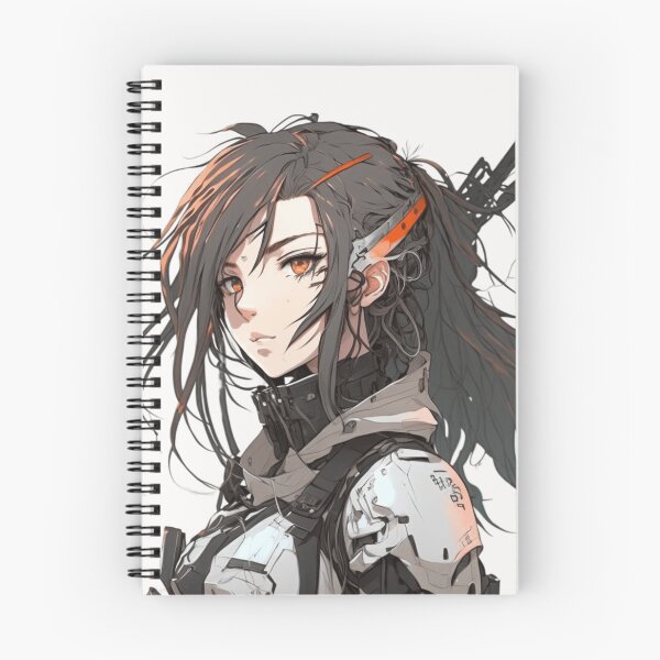 Item preview, anime style cyberpunk style soldier designed and sold by sammgdesign.