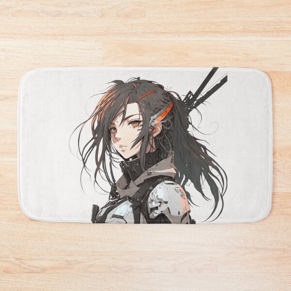 Item preview, anime style cyberpunk style soldier designed and sold by sammgdesign.