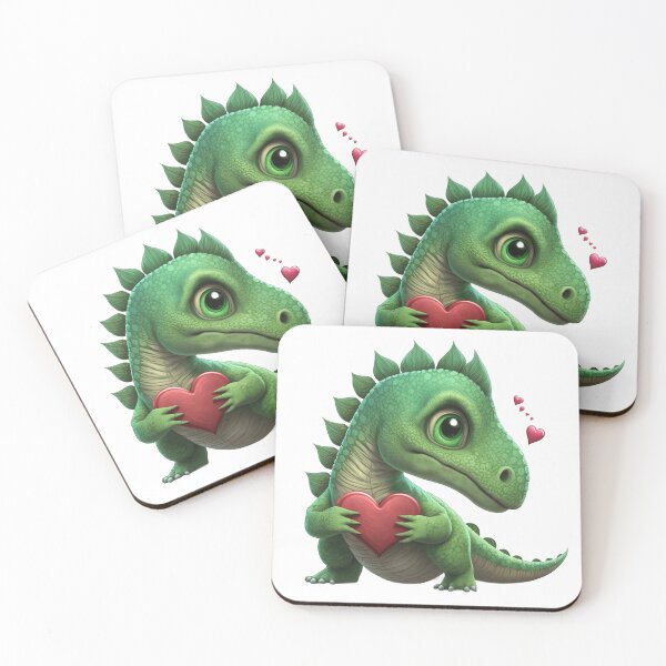 Item preview, Cute Valentine's Day Dinosaur designed and sold by Snazzmatazz.