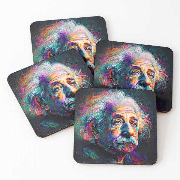 Item preview, Albert Einstein Oil Painting  designed and sold by Surreal-Inc.