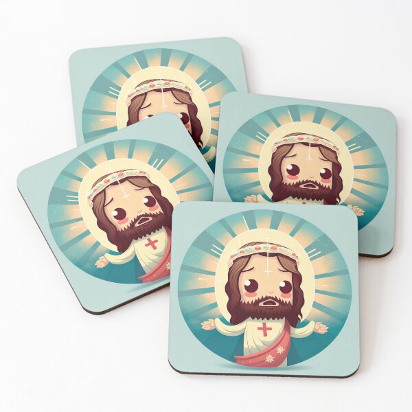 Item preview, Adorable Jesus Christ Drawing Illustration designed and sold by unrealartwork.