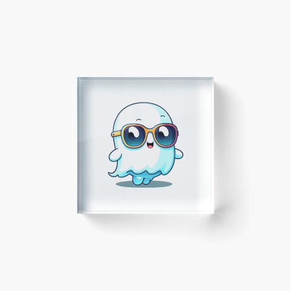 Item preview, Cute ghost with sunglasses designed and sold by Snazzmatazz.