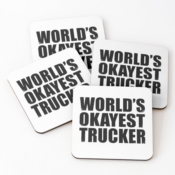 Item preview, World's okayest trucker grunge truck driver  designed and sold by Majesticoo.