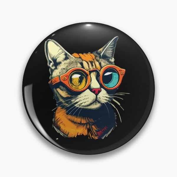 Item preview, Vintage Style Anthropomorphic Cat Wearing Goggles designed and sold by Xx4thseasonxX.