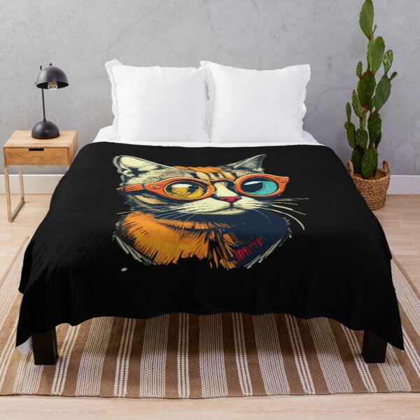 Item preview, Vintage Style Anthropomorphic Cat Wearing Goggles designed and sold by Xx4thseasonxX.