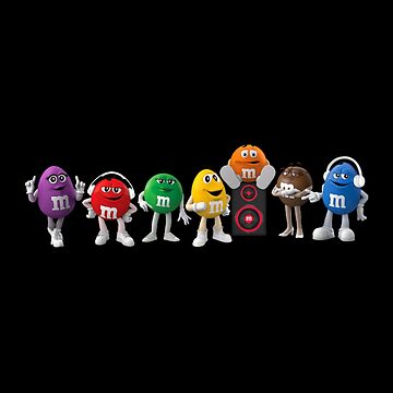 M and ms  Sticker for Sale by Designarty