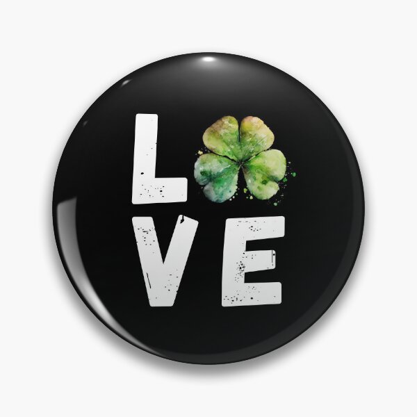 Item preview, Irish Love Shamrock designed and sold by dogslovewindows.
