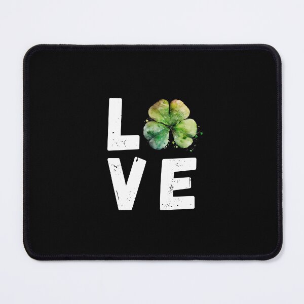 Item preview, Irish Love Shamrock designed and sold by dogslovewindows.