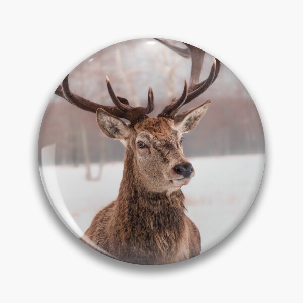 Item preview, Majestic red deer in winter designed and sold by AlbertMi.